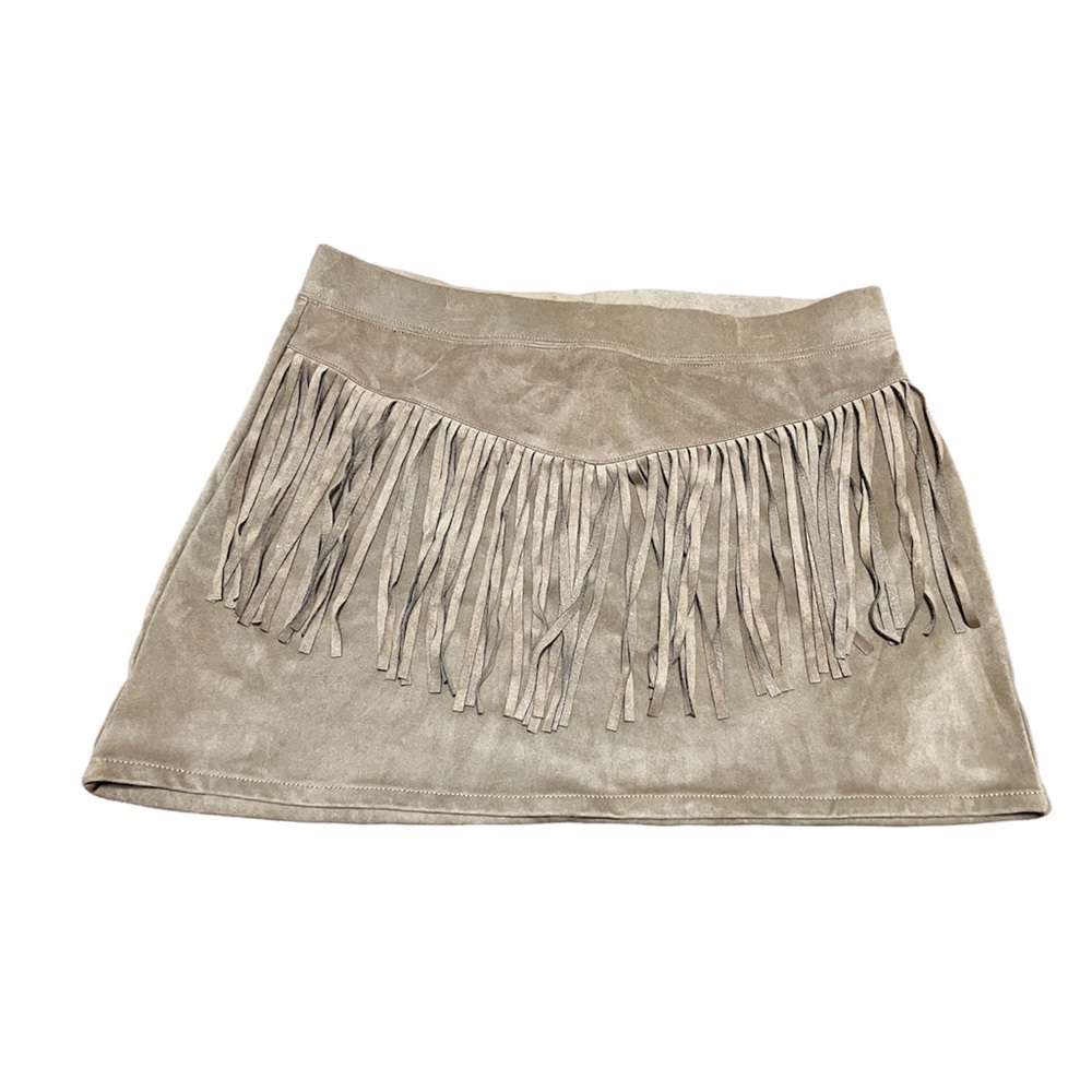 Baccini Suede Western Fringe Mini
